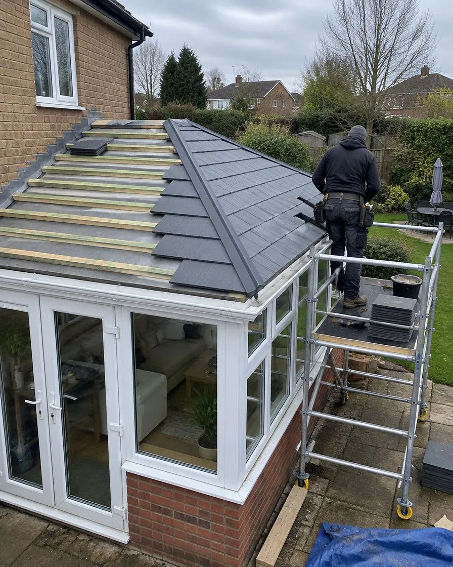 Conservatory roof replacement in Kingsbridge