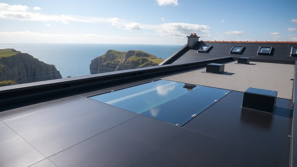Flat roof installation in Kingsbridge