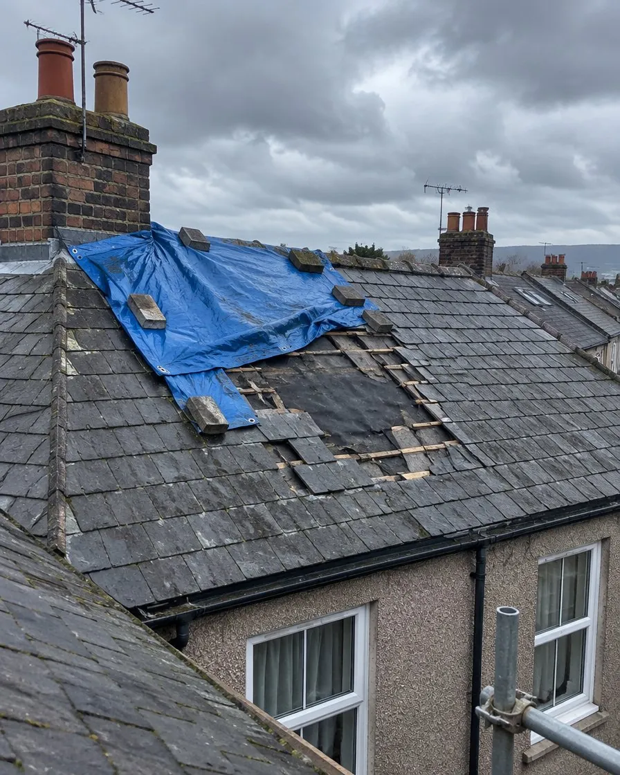 Storm damage and insurance work in Kingsbridge